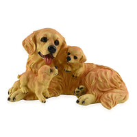 Durable Polystone Construction Labrador Family Statue - Can be used Indoors or Outdoors