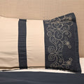 DAHDOUL 5PC Prestige Aqua Comforter Set - Queen - Sticky add to cart bar