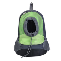Blue and Grey Nylon Pet Bag (15.74"x12.6"x6.3") with Adjustable Padded Straps