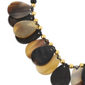Brown and Black Genuine Buffalo Horn Necklace 15 Inches - Sticky add to cart bar