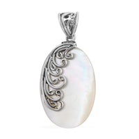 MOP Pendant in Sterling Silver