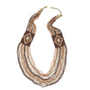 Beige & Brown Seed Bead