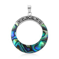 Abalone Shell Celestial Ocean Loop Pendant - Sticky add to cart bar