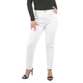 HALSTON White Denim Skinny High Waist Jeans - Size 8 - Sticky add to cart bar