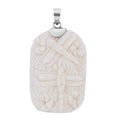 BALI GODDESS Carved Bone Dragonfly Pendant in Sterling Silver - Sticky add to cart bar