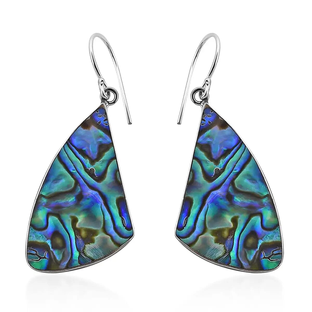 Abalone Radiance Earrings in Sterling Silver