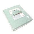 VCNY HOME NINA Blue 3pc Pinsonic Solid Quilt Set -King - Sticky add to cart bar
