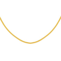Italian Sterling Silver 1.5mm Adjustable Bolo Diamond Cut Wheat Chain 3.30 Grams