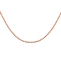 Italian 14K YG Over Sterling Silver 1mm Adjustable Bolo Box Chain 3.10 Grams - Sticky add to cart bar