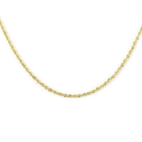 New York Closeout 14K Yellow Gold 1.5mm Rope Chain Necklace 20 Inches 1.6 Grams