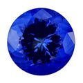 Certified & Appraised AAAA Tanzanite (Rnd 10 mm) 4.00 ctw - Sticky add to cart bar