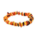 Baltic Multi Color Amber Beaded Stretch Bracelet - Sticky add to cart bar
