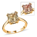 Doorbuster Certified & Appraised ILIANA 18K Yellow Gold AAA Turkizite Solitaire Ring 3.25 Grams 3.00 ctw - Sticky add to cart bar