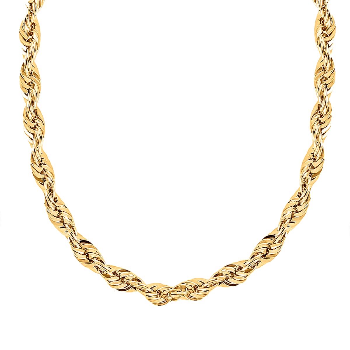 10K Yellow Gold 1.5mm Rope Chain 24 Inches 1.60 Grams