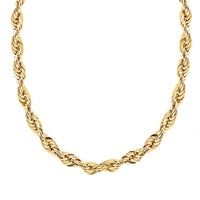 10K Yellow Gold 1.5mm Rope Chain 24 Inches 1.60 Grams