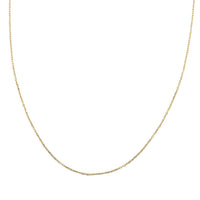 18K Yellow Gold Anchor Chain Necklace 16 Inches 1.70 Grams