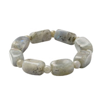 197.50 ctw Bi-Color Amethyst Beaded Stretch Bracelet