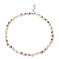 White Freshwater Cultured Pearl Necklace 20 Inches in Stainless Steel - Sticky add to cart bar