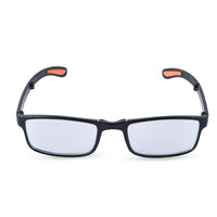 Foldable Anti-Blue Light Glasses with Testing kit - Black & PU Leather 5.71" x 5.51" x 1.18"