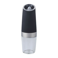 Gravity Electric Salt or Pepper Grinder Mill, Battery Operated Stainless Steel Mill with Light, Automatic One Handed Operation, Electronic Adjustable Shakers (6XAAA Battery Not included)