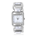 STRADA Blue Howlite, Austrian Crystal Japanese Movement Bracelet Watch (7.75 in) 25.00 ctw - Sticky add to cart bar