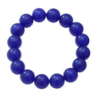 Red Agate 12mm Beaded Stretch Bracelet 150.00 ctw