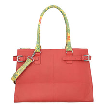 " 100% Genuine Leather Vivid By Sukriti Tote Handbag  Theme :  Graanvi Size Bag: 14.4 L x 9.8 H x 6.5 W inches "