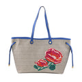 Foley & Corinna Blue Vegan Leather Splash Tote Bag - Sticky add to cart bar