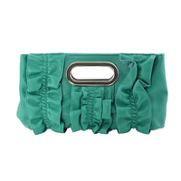 Green Faux Leather Clutch (12"x7")
