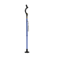 HOMESMART Black Posture Cane with 10 Adjustable Height Positions from 40 to 49 (26.89x4.13)
