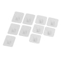 Set of 10 Faux Leather Transparent Removable Magic Hooks (3.15x2.36, 2.36x2.36) - Sticky add to cart bar