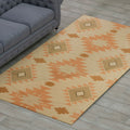 Ivory Screen Printed Cotton Rugs (36"x60") - Sticky add to cart bar