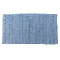 "Set of 2 Bath Mat with Latex Backing SIZE: 17.7(L)x29.5(W) inches COLOR: Blue"
