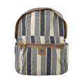 Le Chateau Blue and White Striped Backpack - Sticky add to cart bar