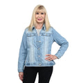 BACCINI Light Stone Wash Denim Jacket - S - Sticky add to cart bar