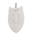 BALI GODDESS Carved Bone Octopus Pendant in Sterling Silver - Sticky add to cart bar
