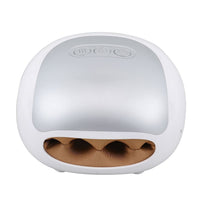 White Finger Air Pressure Pumping Hand Massager with Rechargeable Battery 2500mAh & USB Cable