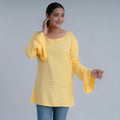 Bell Sleeves Solid Top - Sticky add to cart bar