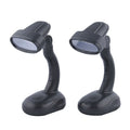 HOMESMART Set of 2 Flexible Desk LED Light Lamp - Yellow & Red (3AA Batteries Not Included) - Sticky add to cart bar