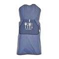 HOMESMART Navy Blue Cotton Tie-Free Apron (31.5"x27.56") - Sticky add to cart bar