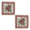 Poinsettias & Holly Garland