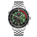 GAMAGES OF LONDON Limited Edition Hand Assembled Rally Timer Automatic Movement Watch in Stainless Steel (45mm) - Sticky add to cart bar