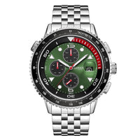 GAMAGES OF LONDON Limited Edition Hand Assembled Rally Timer Automatic Movement Watch in Stainless Steel (45mm)