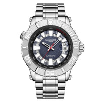 GAMAGES OF LONDON Limited Edition Hand Assembled Labyrinth Automatic Movement Watch in Stainless Steel (45mm)
