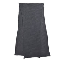 Black Stripe Pattern Long Poncho (15.5"x82.5")