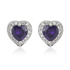 Simulated Dark Purple Diamond