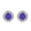 Simulated Dark Purple Diamond