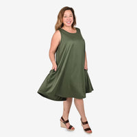 Sleeveless Umbrella Dress