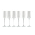 Made In Italy Set of 6 Authentic Murano Glass V Nason & C Flute Glasses - Sticky add to cart bar