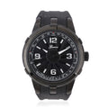 GENOA Miyota Japanese Movement Watch with Black Silicone Band (47mm) - Sticky add to cart bar